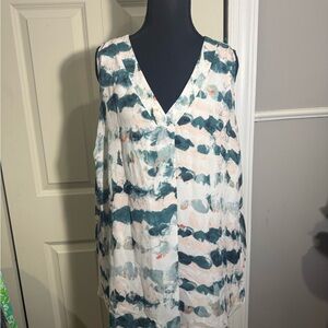 CAbi Multicolor Sleeveless Blouse